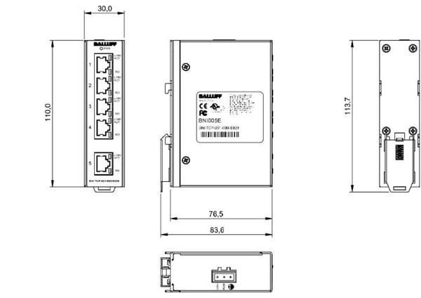 主動分配器 BNI TCP-951-000-E028