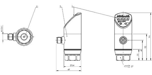 壓力傳感器 BSP B250-EV002-A03A0B-S4