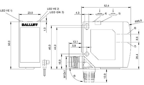 光敏傳感器 BOS 23K-UU-LH11-S92