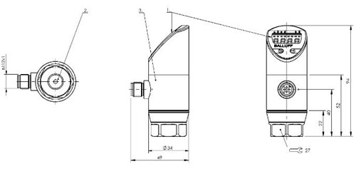 壓力傳感器 BSP B250-EV003-A02A0B-S4