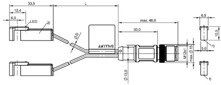 磁敏氣缸傳感器 BMF 305K-PS-C-2-SA95-S4-00，3 