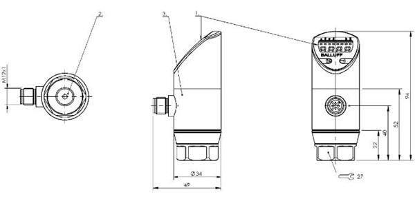 壓力傳感器 BSP B100-EV003-A01A0B-S4