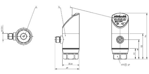 壓力傳感器 BSP V050-EV002-A02A0B-S4