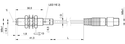 光敏傳感器 BOS 08E-NS-KD20-00，2-S49