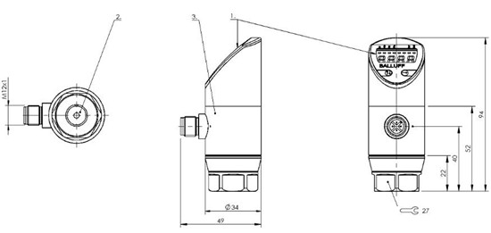 壓力傳感器 BSP B002-EV002-A01A0B-S4