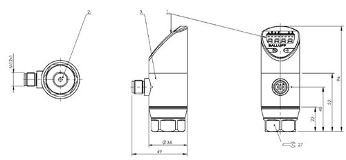 壓力傳感器 BSP B100-EV002-A02A0B-S4-Z03