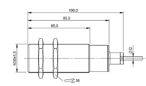感應式傳感器 BES 515-327-SA22-D-TF-02