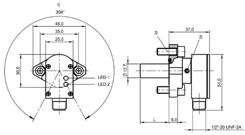感應式傳感器 BES 516-200-S2/1.025"-S21