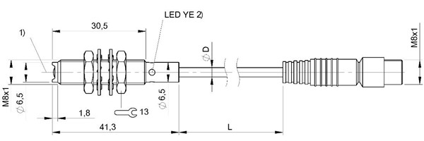 反射光柵 BOS 08E-NS-PR20-00，2-S49