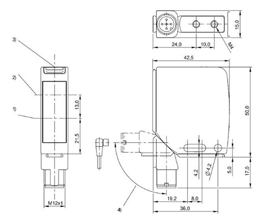 光電距離傳感器 BOD 21M-LB04-S92
