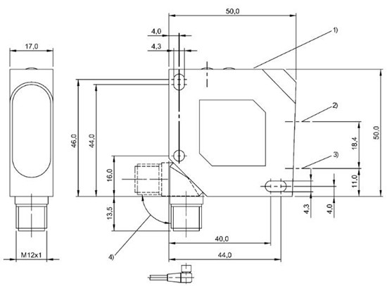 光電距離傳感器 BOD 26K-LB04-S115-C