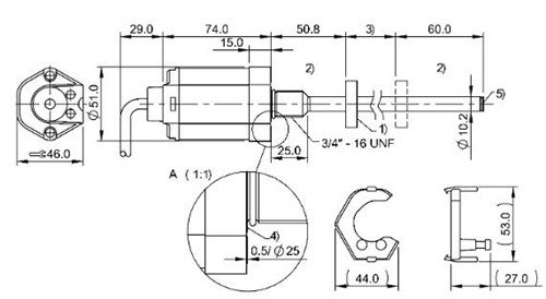 磁致伸縮傳感器 BTL5-A11-M0077-Z8-S32