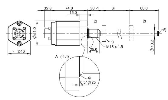 磁致伸縮傳感器 BTL5-Q1634-M0400-B-S140