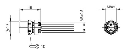 法蘭插接器 BCC M353-0000-10-RM049-020