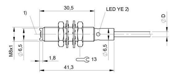 光敏傳感器 BOS 08E-PS-KD20-02