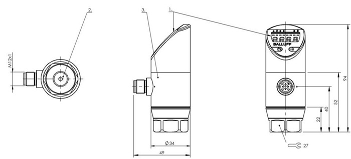 壓力傳感器 BSP B005-EV003-D00A0B-S4