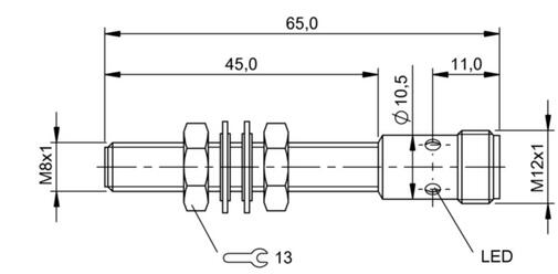 感應式傳感器 BES M08MH1-PSC20B-S04G-101