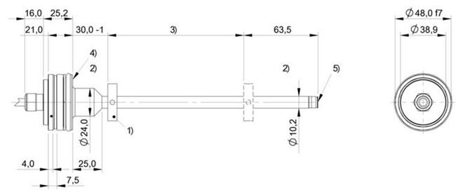磁致伸縮傳感器 BTL6-P510-M0100-E2-KA02