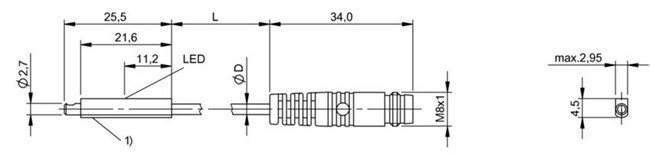 磁敏傳感器 BMF 303K-NS-C-2A-S49-00，2