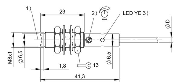 光敏傳感器 BOS 08E-PS-KH22-02