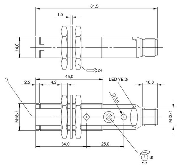 光電傳感器 BLE 18KF-PA-1LT-S4-C