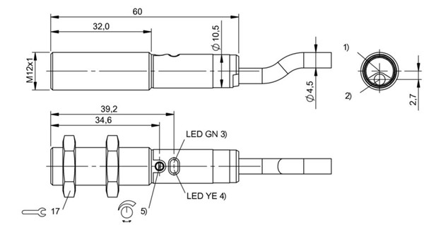 反射光柵 BOS 12M-PS-PR10-02