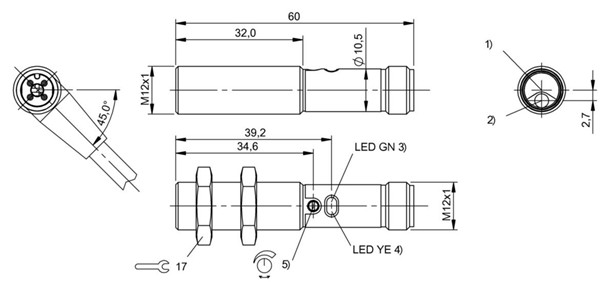 反射光柵 BOS 12M-PS-PR10-S4