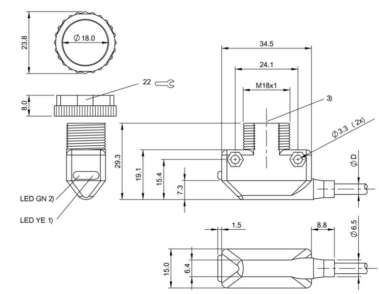 光敏傳感器 BOS 11K-NA-RH11-02