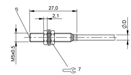 感應式傳感器 BES M05ED-PSD08B-ES02-T01