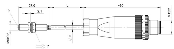 感應式傳感器 BES M05ED-PSD05B-ES05-GS04-T50