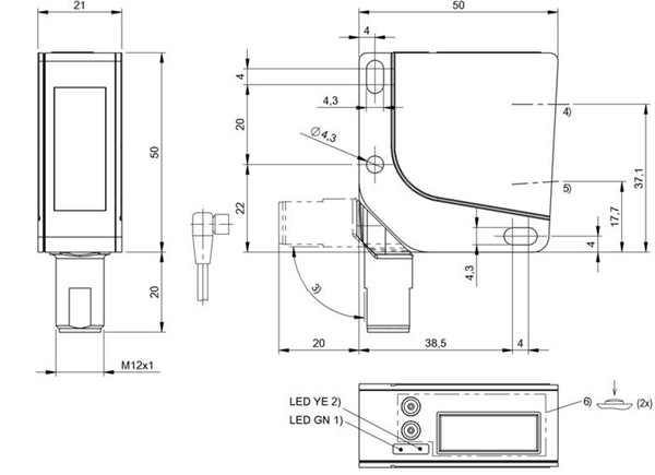 光電距離傳感器 BOD 24K-LI04-S92