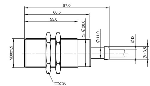 感應式傳感器 BES 516-120-SA2