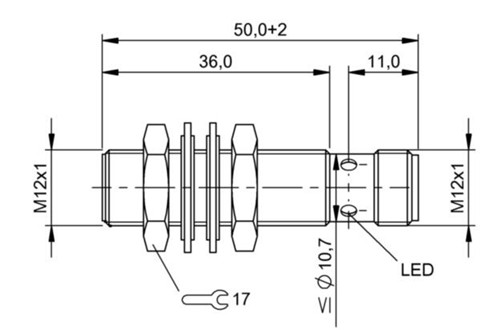 感應式傳感器 BES M12MF1-PSC30A-S04G-W01