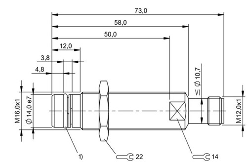 感應式傳感器 BES 516-300-S152-S4-D