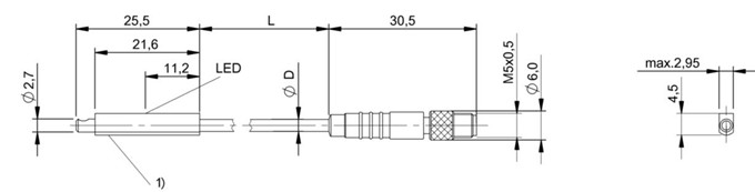 磁敏傳感器 BMF 303K-PS-C-2A-S26-00，2