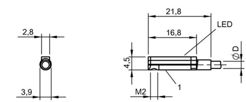 磁敏氣缸傳感器 BMF 214K-PS-C-2A-PU-05