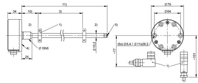 磁致伸縮傳感器 BTL5-P1-M4570-K-SR32