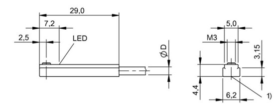 磁敏氣缸傳感器 BMF 307K-NS-C-2-PU-02