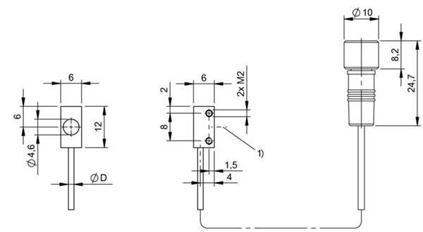 光學傳感器頭 BOH DI-Q06-001-01-S49F