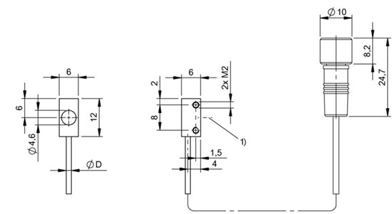 光學傳感器頭 BOH DK-Q06-001-01-S49F