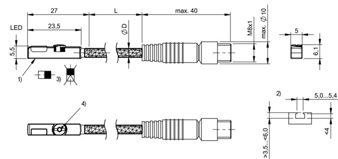 磁敏氣缸傳感器 BMF 235K-PS-C-2A-SA93-S49-00，3
