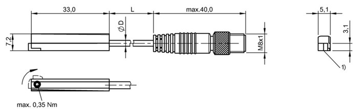 磁敏氣缸傳感器 BMF 315M-PS-D-2-SA3-S49-00，3