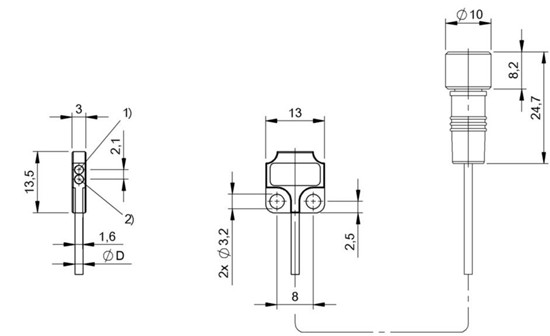 光學傳感器頭 BOH DK-R018-002-01-S49F