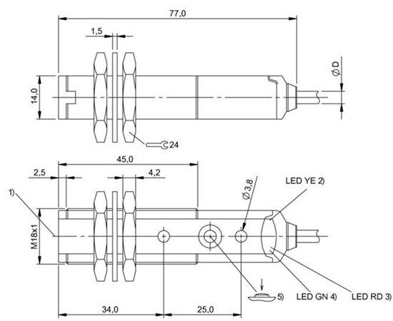 光敏傳感器 BOS 18KF-NA-1HA-C-02