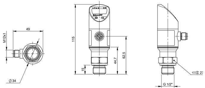 壓力傳感器 BSP V010-IV003-D00A0B-S4