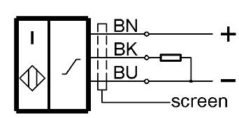 感應式距離傳感器 BAW M18ME-UAC50B-BV10-001
