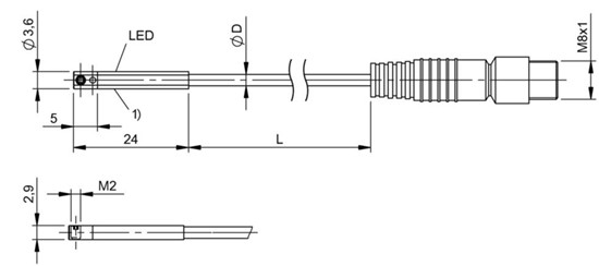 磁敏氣缸傳感器 BMF 233K-PS-C-2A-SA2-S49-00,5
