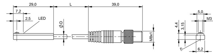 磁敏氣缸傳感器 BMF 307K-PS-C-2-SA2-S49-01,5