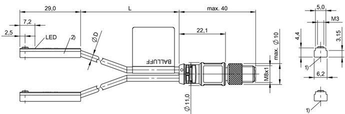 磁敏氣缸傳感器 BMF 307K-PS-C-2-SA95-S75-00,3