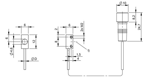 光學傳感器頭 BOH DR-Q06-001-01-S49F